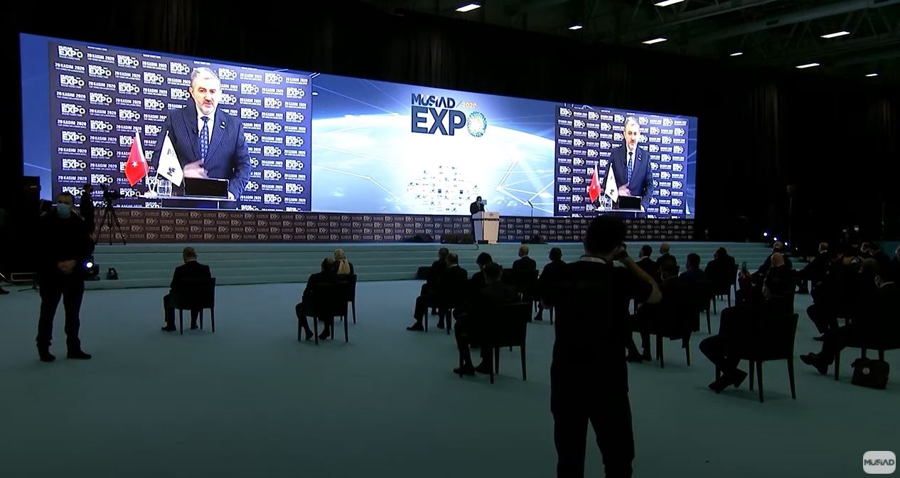 MÜSİAD Genel Başkanı Abdurrahman Kaan'ın Cumhurbaşkanlığı katılımlı MÜSİAD EXPO program konuşması