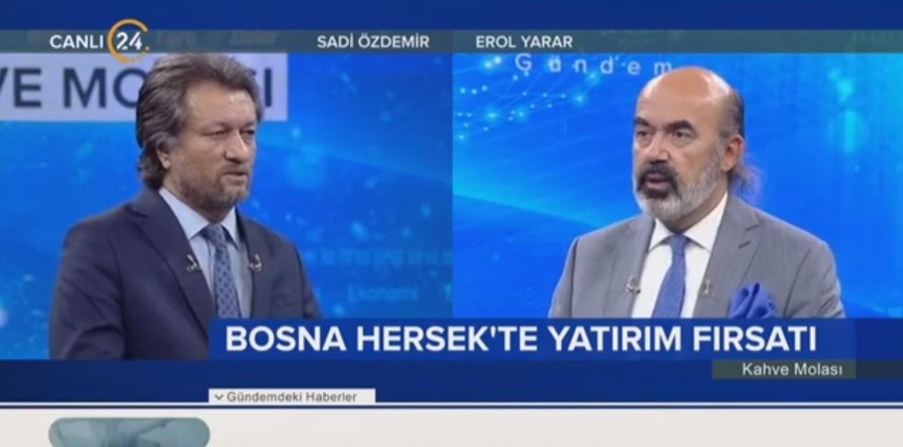 MÜSİAD Kurucu Başkanı ve IBF Başkanı Erol Yarar'dan Türk yatırımcılara Bosna Hersek çağrısı