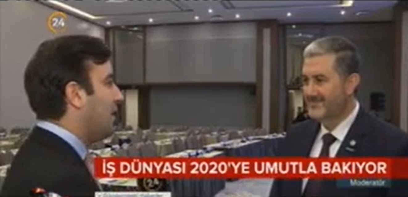 MÜSİAD Genel Başkanı Abdurrahman Kaan 2020 hedeflerini 24 TV'ye değerlendirdi